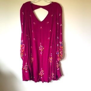 Free People Dress/Tunic with embroidery
